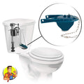 Toto Toilet Flapper Replacement for Toto Power Gravity 3" inch - Ideal for Model THU140S, Includes Stainless Steel Chain and Hook- Nick The Fixer