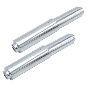 Chrome Finish Toilet Tissue Paper Roll Holder Spring Loaded Replacement Universal Fit. Replace Your Old Toilet Paper roll Holder with This Stylish Nick The Fixer Chrome Finish, roll Holder.-2 Pack.
